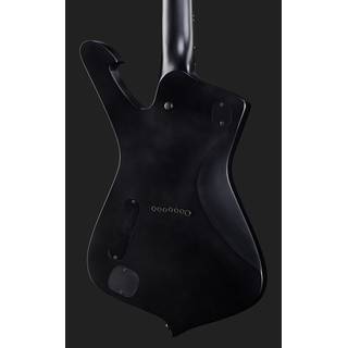 Ibanez Iron Label Iceman ICTB721-BKF Black Flat 7-snarige elektrische gitaar met gigbag