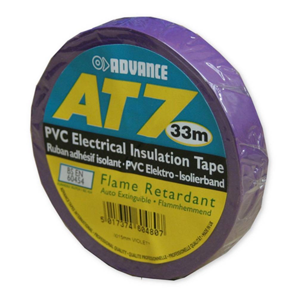Advance AT7 PVC tape 15mm 33m violet