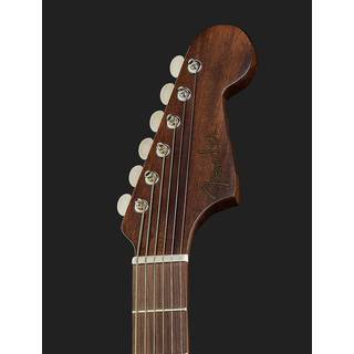 Fender Newporter Special Mahogany Natural Satin elektrisch-akoestische westerngitaar met gigbag