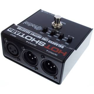 Radial HotShot ABo A/B footswitch selector 1 XLR in - 2 out