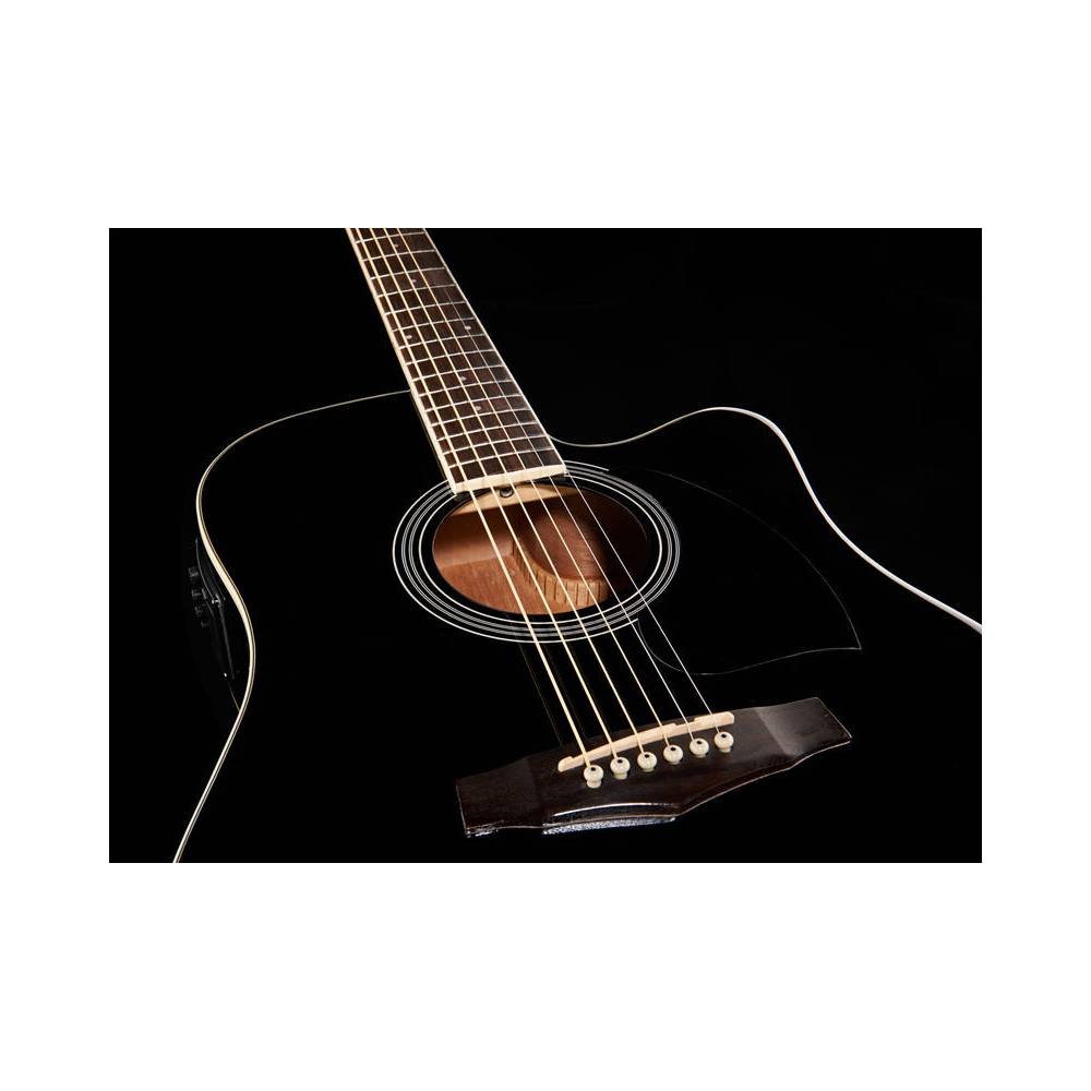 zwaartekracht kathedraal Kruiden Ibanez PF15ECE-BK Black elektrisch-akoestische western gitaar kopen? -  InsideAudio