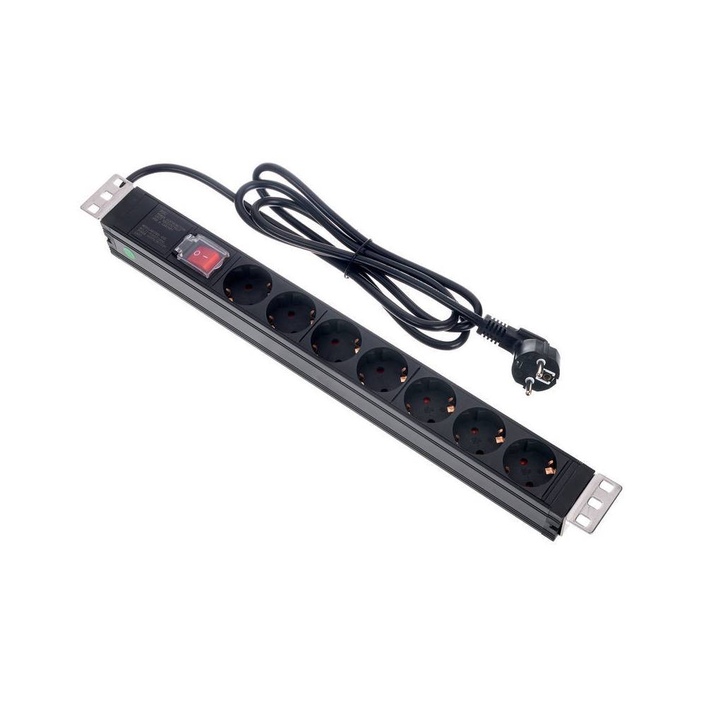 Konig & Meyer 28674 19 inch Power Box stroomverdeler 7-voudig