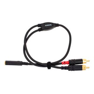 Cordial CFY0.3YCC Intro verloopkabel 3.5mm TRS jack fem - 2x RCA male 0.3m