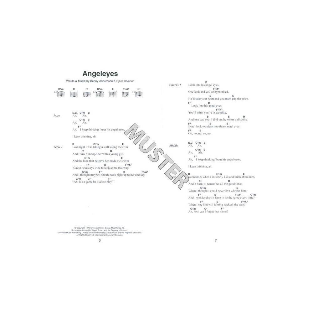 Hal Leonard The Little Black Songbook ABBA