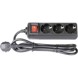 Adam Hall 3-weg stroomverdeeldoos met schakelaar