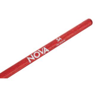 Nova by Vic Firth N5ANR 5A drumstokken met nylon tip, rood