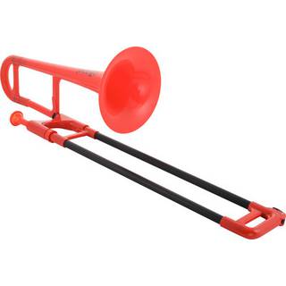 Jiggs pBone Mini Red Eb-trombone met hoes