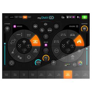 American DJ myDMX Go app beheerplatform voor DMX-verlichting