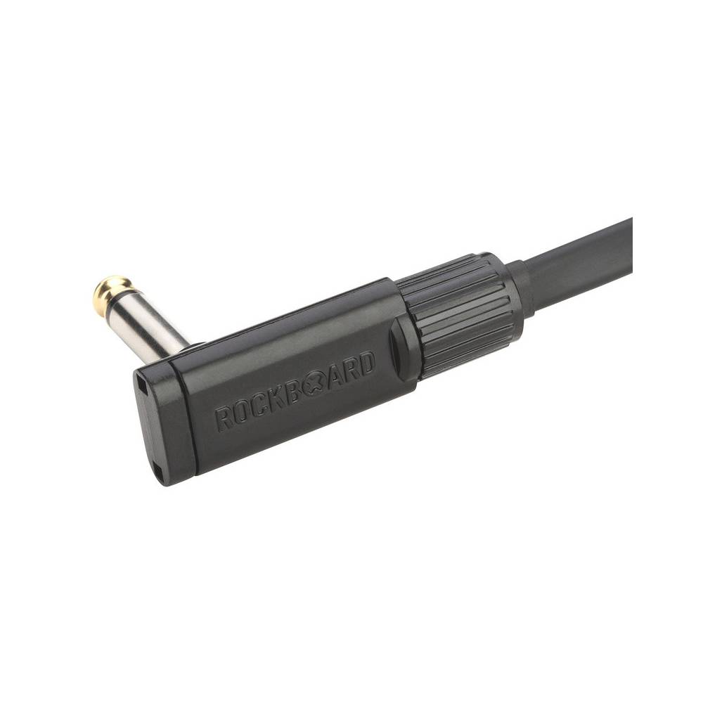 RockBoard Coiled Series Flat Patch Cable zwart 50 cm