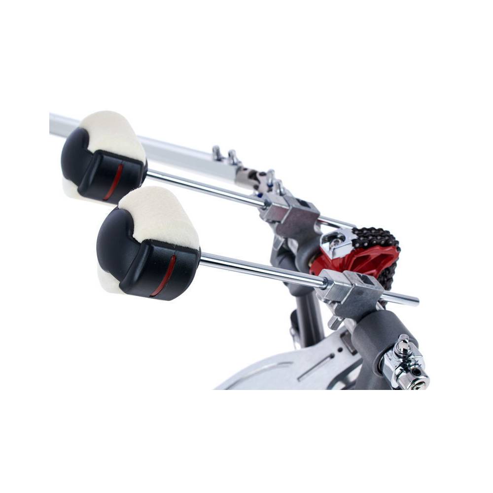 Pearl P-1032R Eliminator Solo Red dubbel bassdrumpedaal