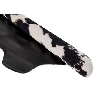 DRUMnBASE Vegan Cow Clara - Black/White drummat 185 x 160 cm