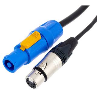 Cordial CPH1.5-DMX1-5-PWR1 Peak 5p XLR + Powercon 1.5m