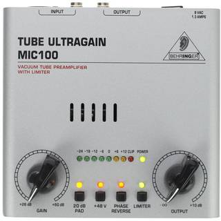 Behringer Tube Ultragain Mic 100 voorversterker