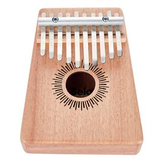 Sela SE 240 Kalimba Mahogany 10 Natural met beschermhoes
