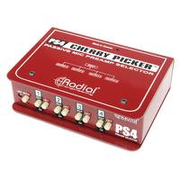 Radial CHERRY PICKER passieve selector microfoon voorversterker - 4 kanalen