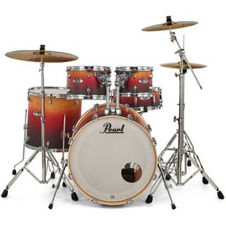 Pearl EXL725BR/C218 Export Lacquer Ember Dawn 5d. drumstel rock