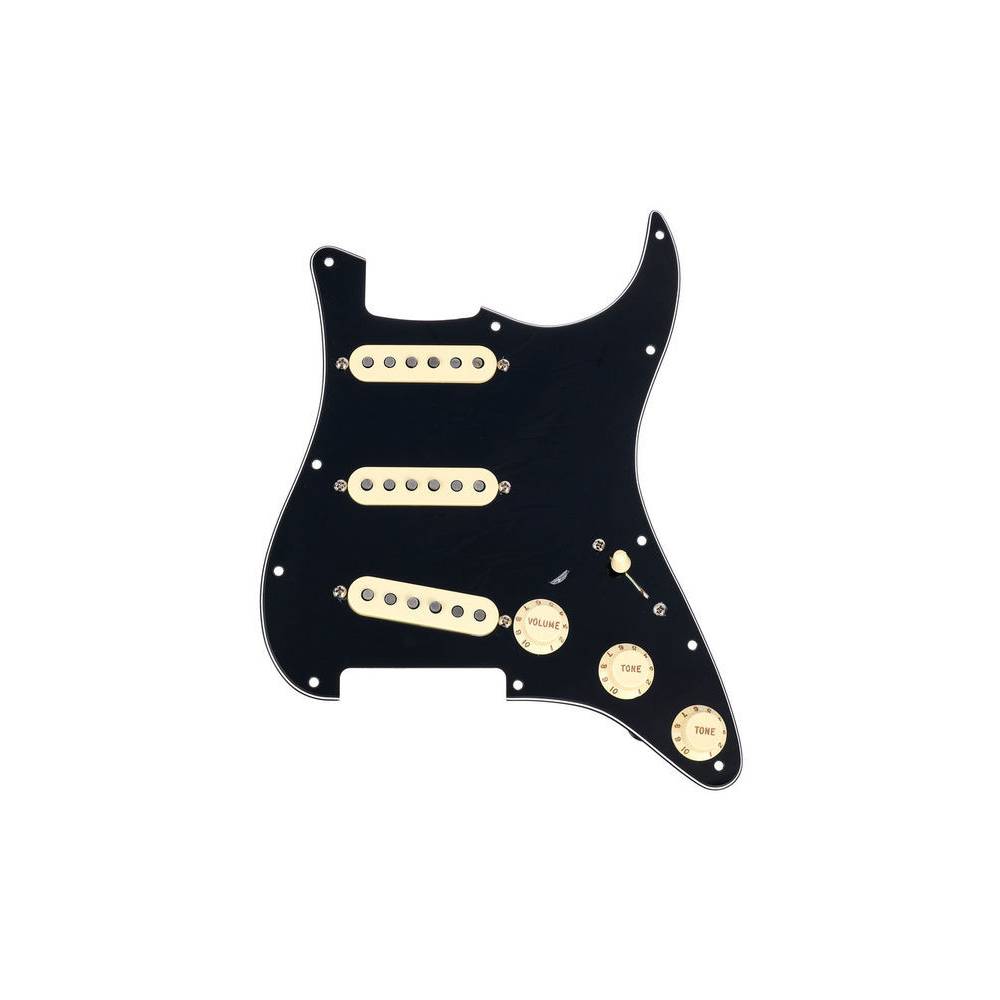 Fender Pre-Wired Strat PG Custom Shop Texas Special SSS Black