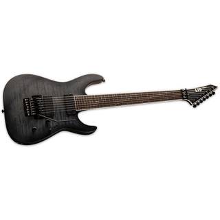 ESP LTD Deluxe M-1007 See Thru Black Sunburst Satin 7-snarige elektrische gitaar