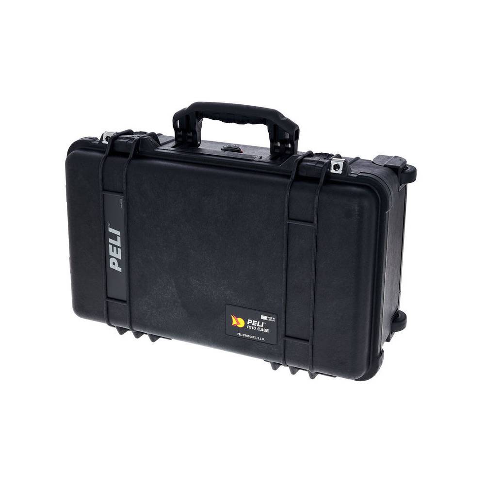 Peli 1510 BKF trolley zwart met schuim 501x279x193 mm