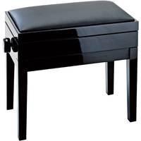 Konig & Meyer 13951 pianobank hooggl. zwart (skai zw. zitting)