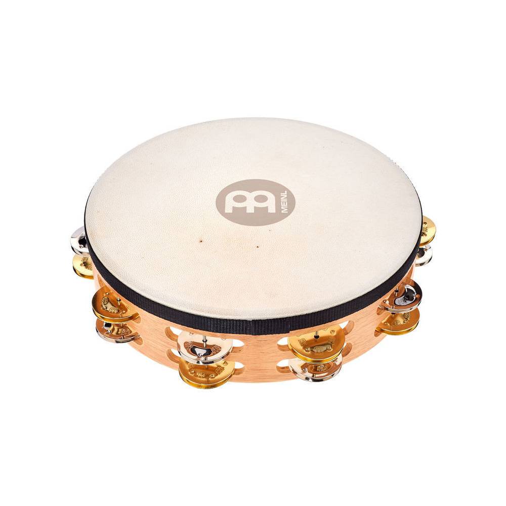 Meinl TAH2M-SNT Recording-Combo Wood Tambourine 10 inch met vel
