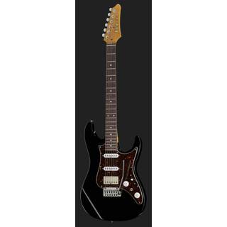 Ibanez AZ2204N Prestige Black elektrische gitaar met koffer