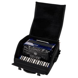 Hohner Bravo III 72 Blauw, Silent Key accordeon