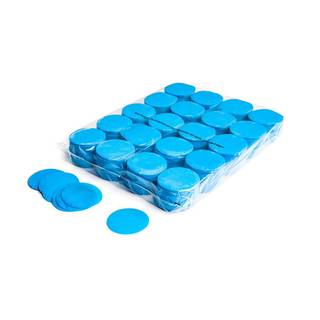 Magic FX confetti rond 55 mm bulkbag 1kg Light Blue