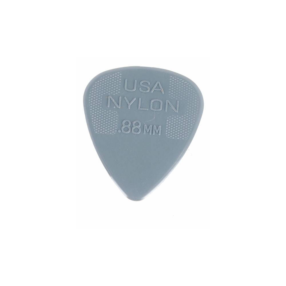 Dunlop Nylon Standard 0.88mm plectrum donkergrijs