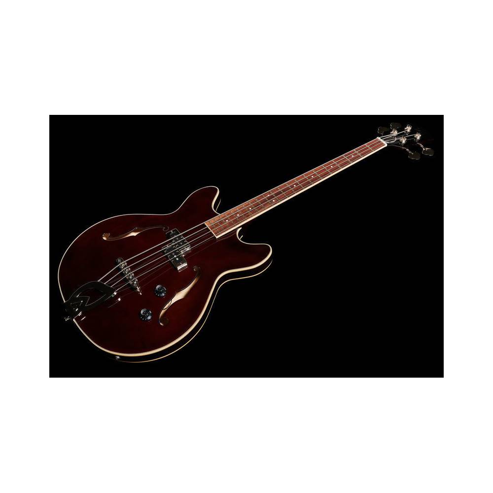 Guild Newark St. Collection Starfire I Bass Vintage Walnut semi-akoestische basgitaar