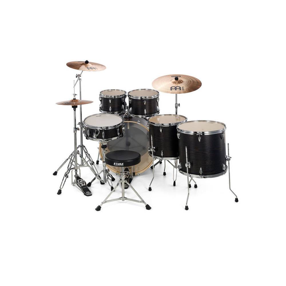 Tama IE62H6W-BOW Imperialstar Black Oak Wrap 6d. drumstel