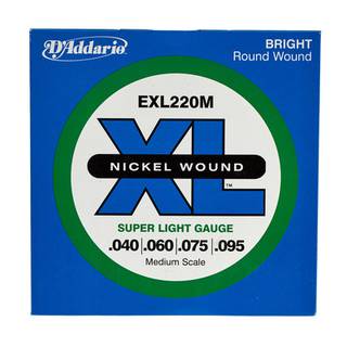D'Addario EXL220M Super Light 40-95