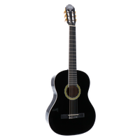 LaPaz 002 BK klassieke gitaar zwart