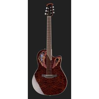 Ovation CE48P-TGE Celebrity Exotic Super Shallow Tiger Eye elektrisch-akoestische westerngitaar