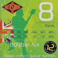Rotosound R30XL Double Six elektrische gitaarsnaren .008-.040w