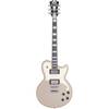 D'Angelico Deluxe Atlantic Desert Gold elektrische gitaar met koffer