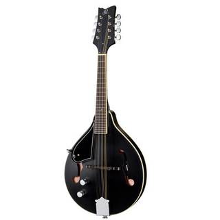 Ortega RMAE40SBK-L A-style Series Left-handed Mandolin Satin Black linkshandige mandoline met gigbag