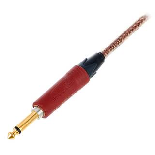 Cordial CSI3PP-METAL-SILENT ENCORE 6.3 TS jack recht silent - 6.3 TS jack recht kabel 3m