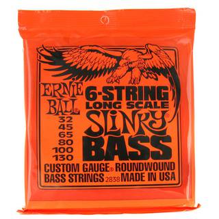 Ernie Ball 2838 6-String Long Scale Slinky Bass snarenset