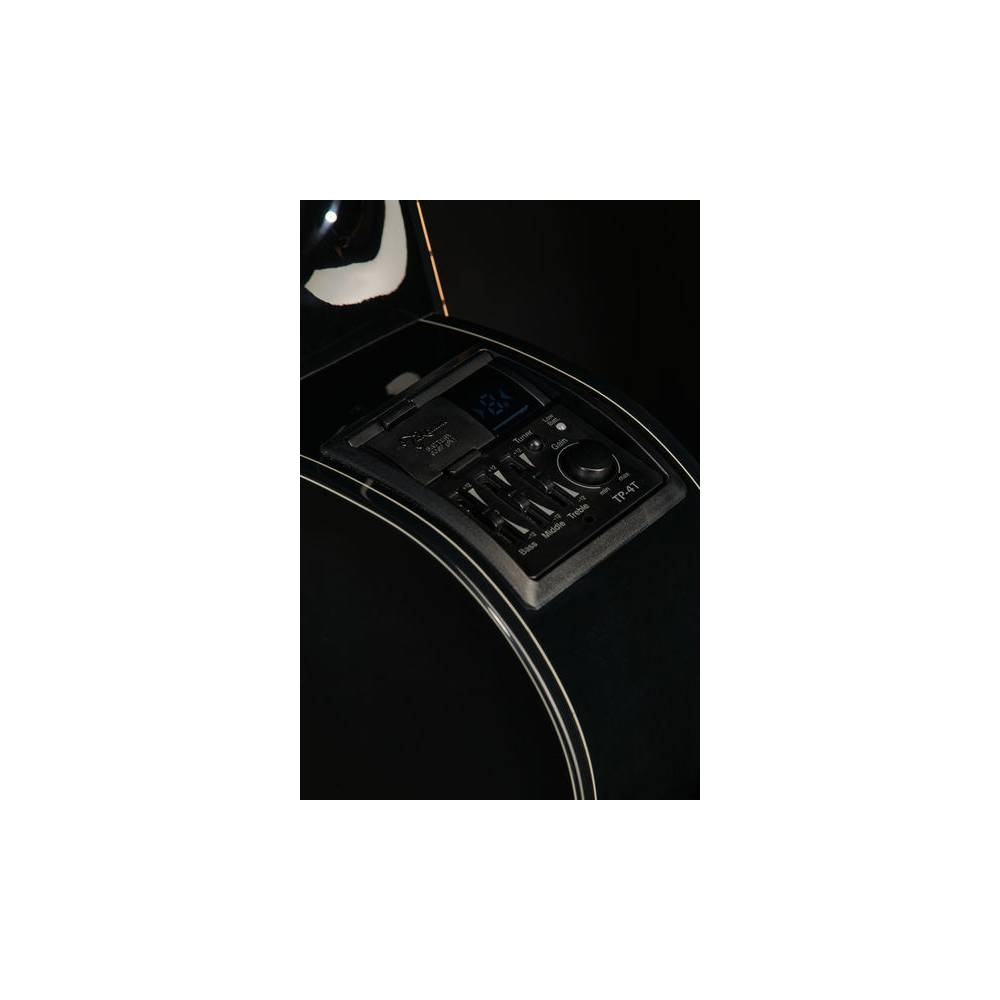 Takamine GF15CE-BLK elektrisch-akoestische westerngitaar zwart