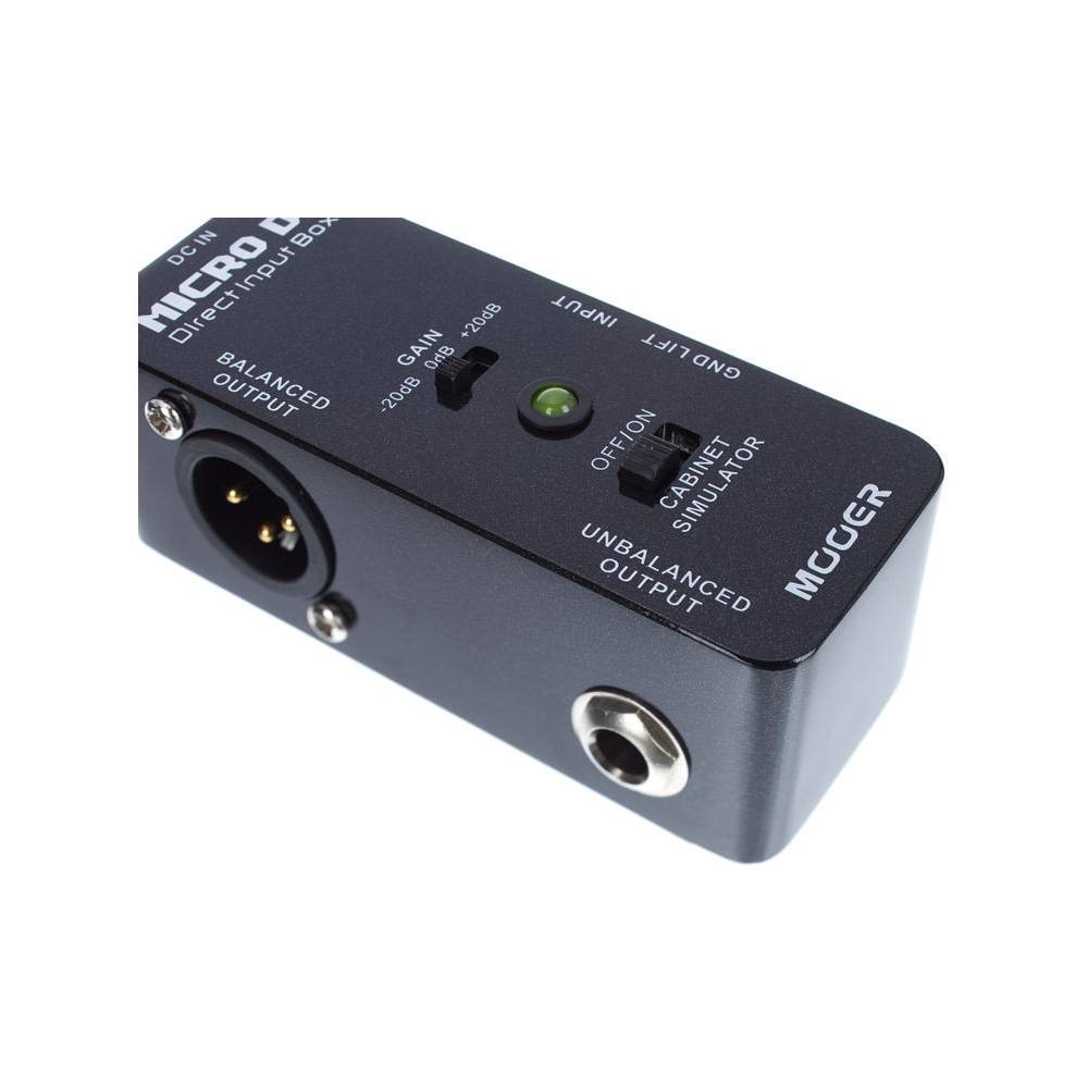 Mooer Micro DI box en preamp