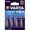 VARTA LongLife Power Alkaline AAA mini penlite 4x blister
