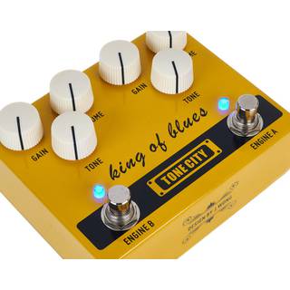 Tone City King Of Blues V2 dual overdrive effectpedaal