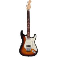 Fender Japan Limited Edition Stratocaster Floyd Rose RW 3-Color Sunburst elektrische gitaar met deluxe gigbag