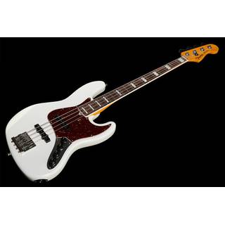 Fender American Ultra Jazz Bass Arctic Pearl RW met koffer