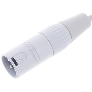 Cordial CFU6MC-SNOW Intro verloopkabel 2x XLR male - 2x RCA male 6m wit