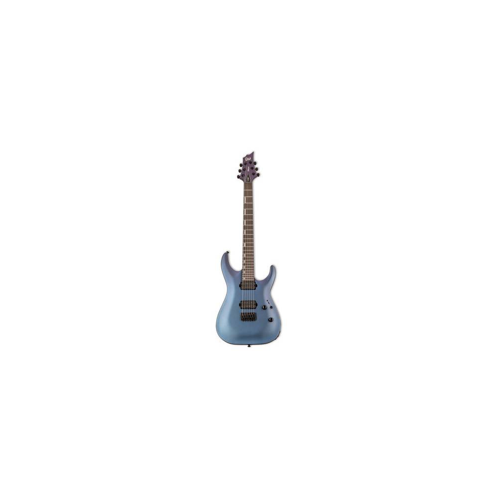 ESP LTD Deluxe H-1001 Violet Andromeda Satin met Seymour Duncan Pegasus/Sentient en Hipshot brug