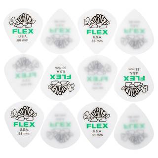 Dunlop 466P100 Tortex Flex Jazz III XL Pick 1.0 mm plectrumset (12 stuks)