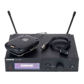 Shure SLXD14/83-H56 draadloze WL183 dasspeld microfoon set