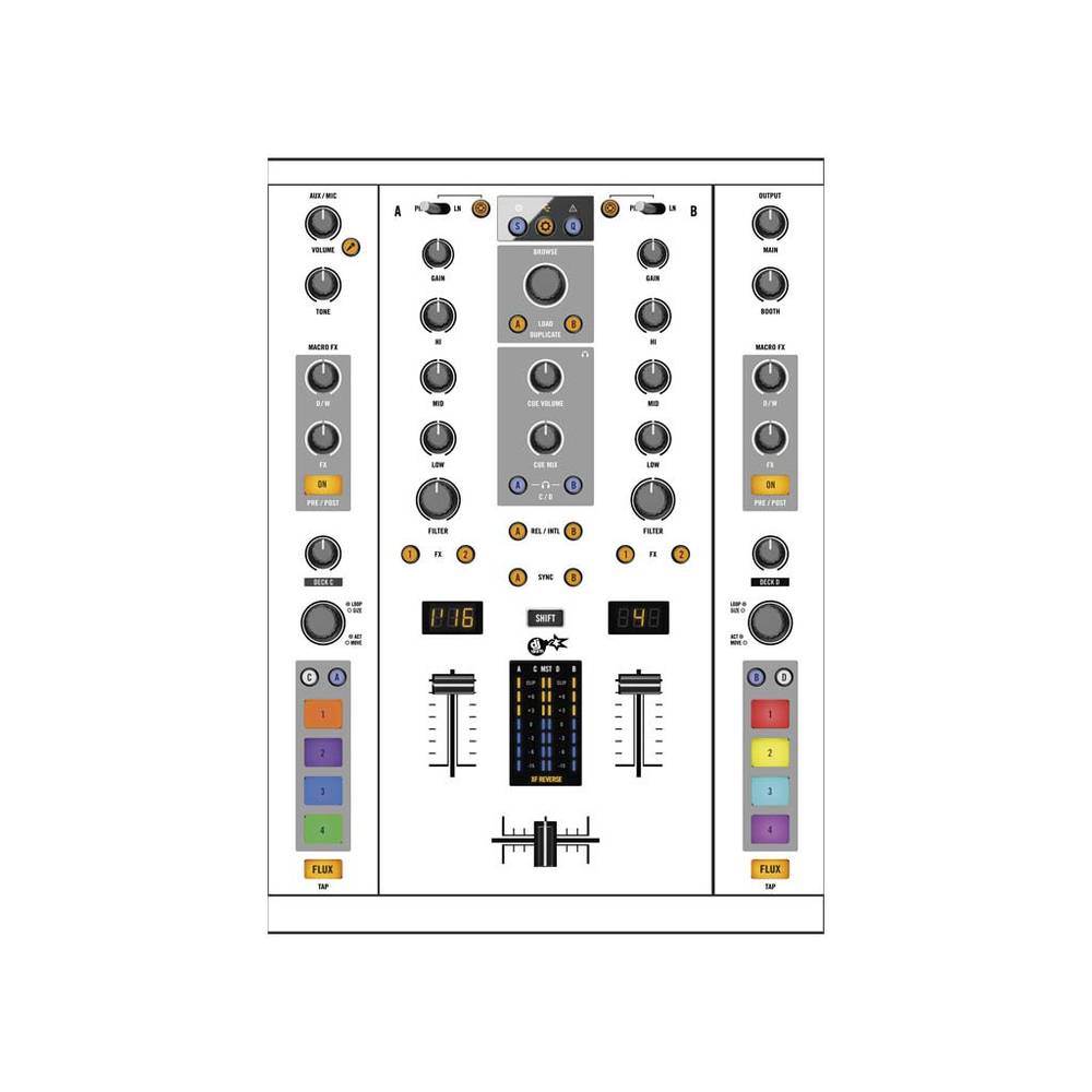 DJ-Skins Native Instruments Z2 Skin White